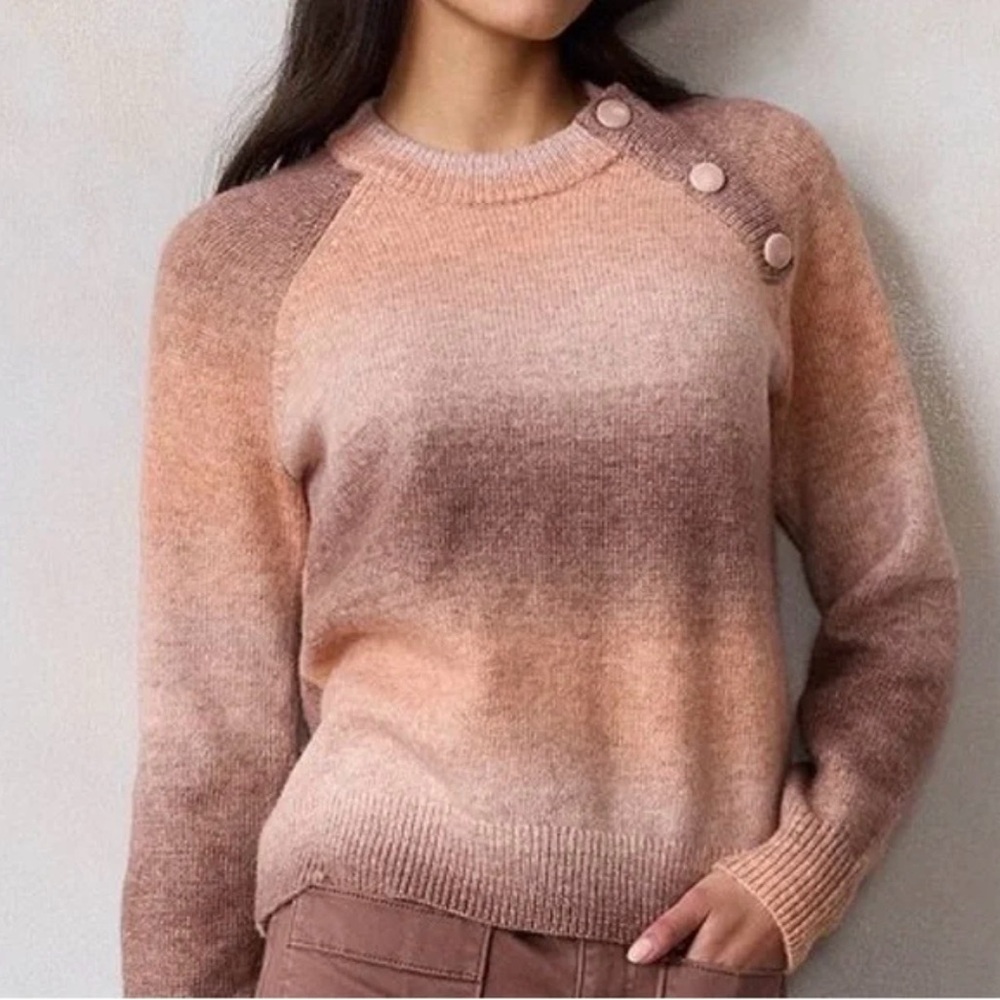 LC Lauren Conrad Long Sleeve Sweater with Button Accents (medium)